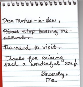mother-in-law note